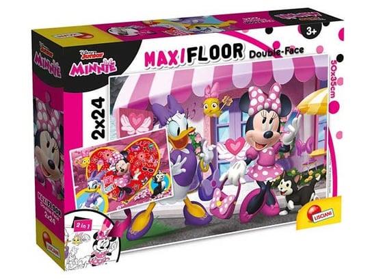 Lisciani, puzzle, Disney, Super Maxi Minnie, 2x24 el. Lisciani
