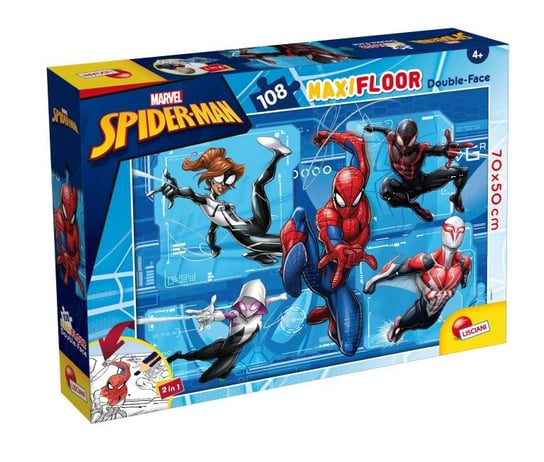 Lisciani, puzzle, Marvel, Spiderman, 108 el. Lisciani