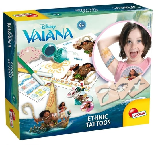 Lisciani, tatuaże etniczne Vaiana Lisciani