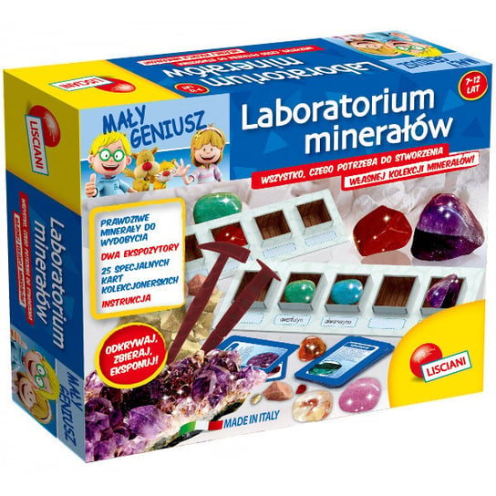 Lisciani, zabawka naukowa Laboratorium minerałów Lisciani