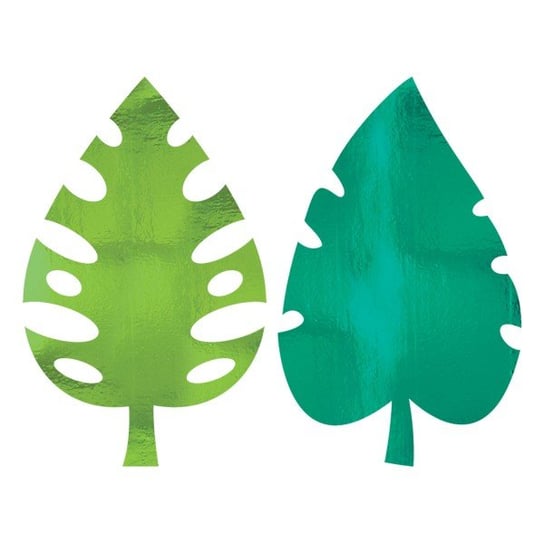 Liście Palmowe Papierowe Zielone Duże Ozdobne 8Szt ABC