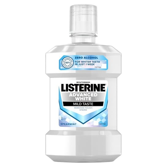 Listerine Advanced White Płyn Do Płukania Ust - Łagodny Smak 1L Listerine