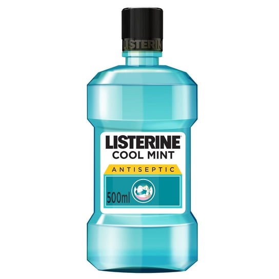 Listerine Cool mint antiseptic płyn do płukania jamy ustnej 500ml Listerine