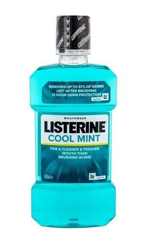 Listerine, Cool Mint Mouthwash, płyn do płukania ust, 500 ml Listerine