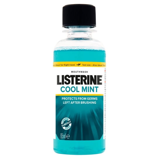 Listerine, Cool Mint, Płyn do płukania jamy ustnej, 95 ml Listerine