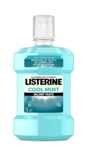 Listerine, Cool Mint płyn do płukania jamy ustnej Mildare 1000ml Listerine