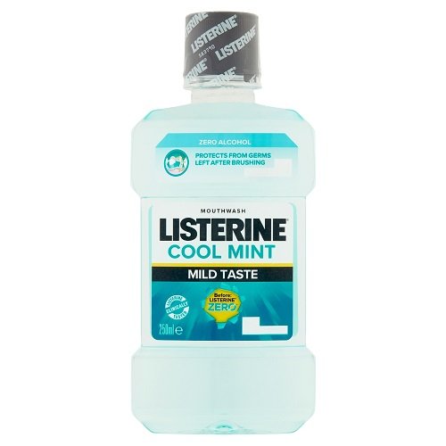 Listerine, Coolmint, płyn do płukania jamy ustnej Łagodny Smak, 500 ml Listerine
