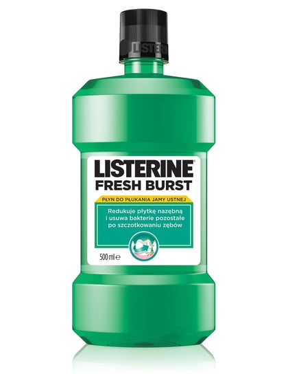 Listerine, Fresh Burst, płyn do płukania jamy ustnej, 500 ml Listerine