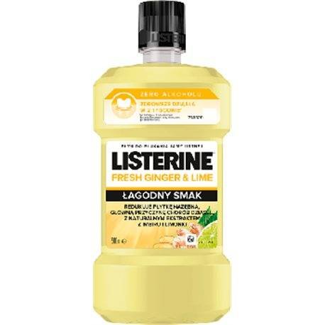Listerine Fresh Ginger&Lime Płyn do płukania jamy ustnej Listerine