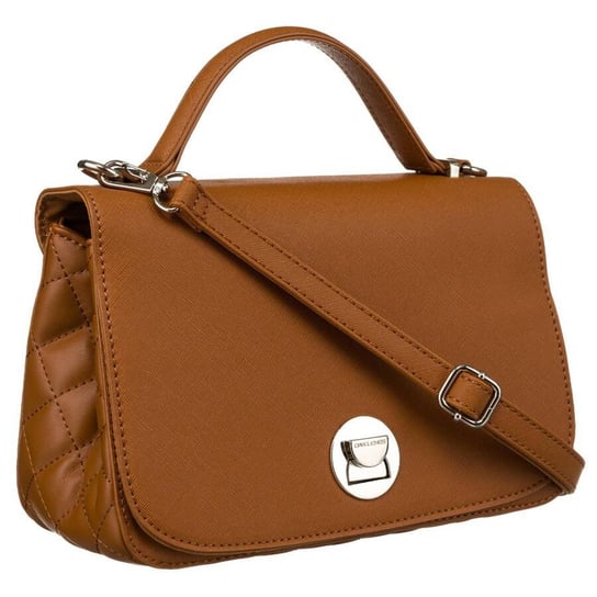 Listonoszka damska pikowana crossbody z odpinanym paskiem - David Jones DAVID JONES