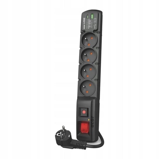 Listwa przeciwprzepięciowa Acar F4 USB A+C W2439 z szybką ładowarką 1,5m Inna marka