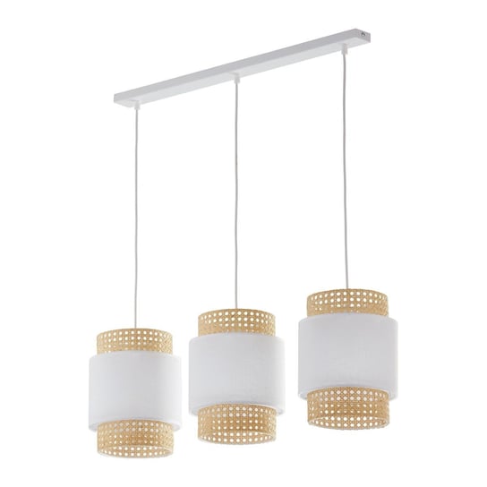 Listwa wisząca nowoczesna BOHO White 3pł. ratan TK Lighting TK Lighting