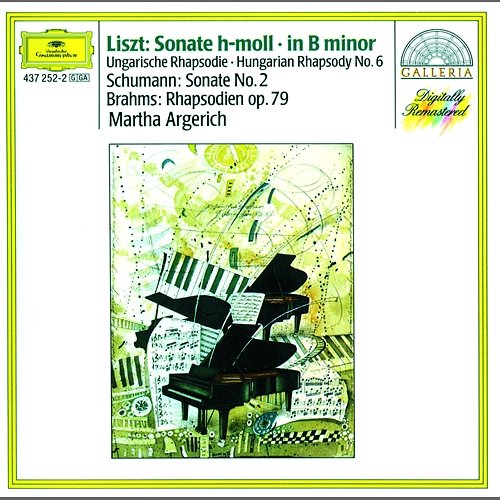 Liszt: Sonata in B minor; Hungarian Rhapsody / Schumann: Sonata No.2 / Brahms: Rhapsodies Op.79 Martha Argerich