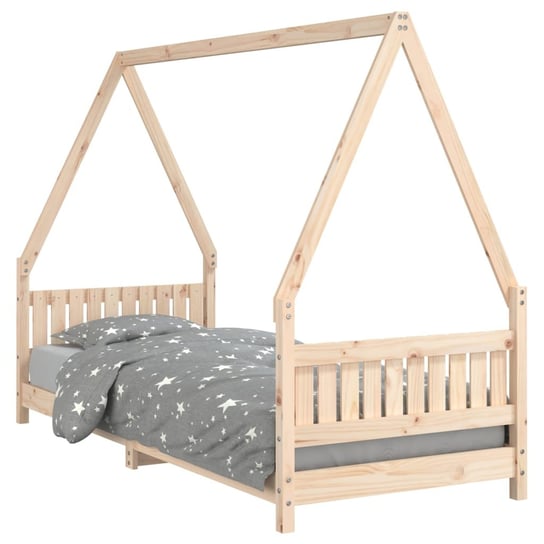Lite drewno sosnowe - łóżko dziecięce domowe 205,5 Inna marka