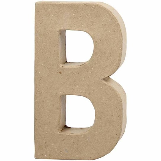 Litera "B", Papier Mache, 20,5 cm Creativ