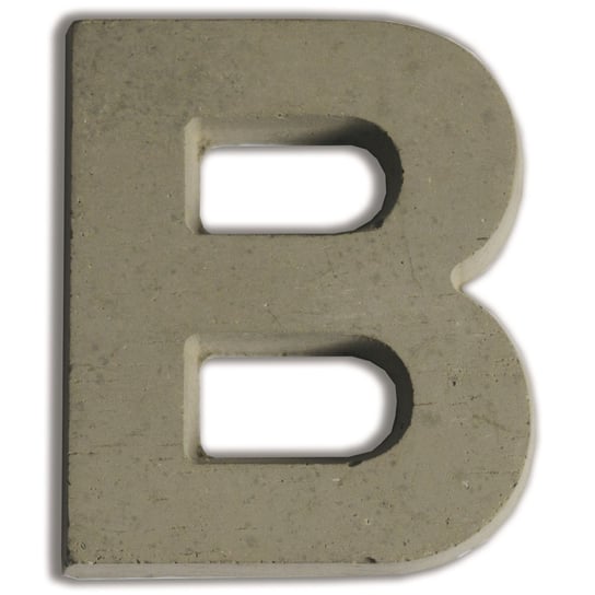 Litera B z betonu Aladine