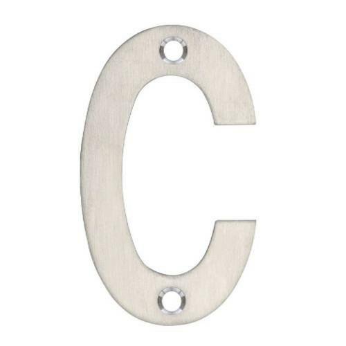 Litera "C" matowa ze stali nierdzewnej, angielskiej firmy - ZOO Hardware. Inna marka