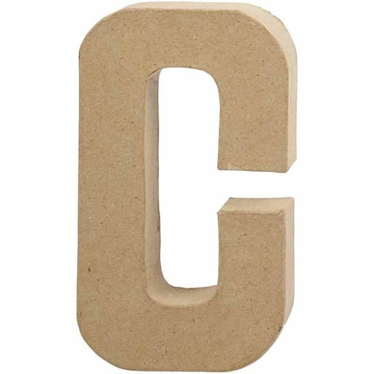 Litera "C", Papier Mache, 20,5 cm Creativ