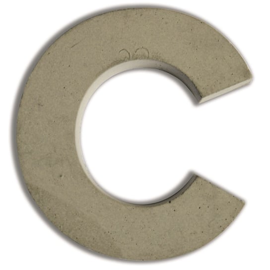 Litera C z betonu Aladine