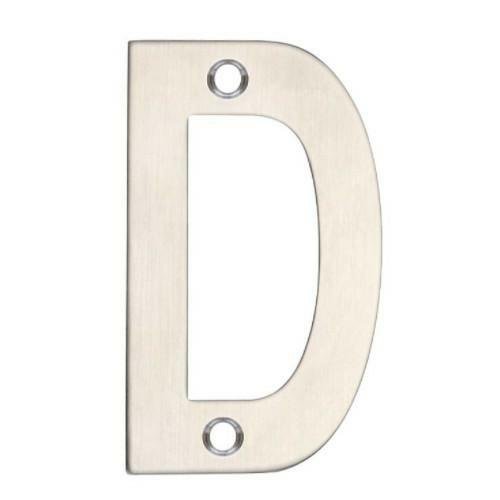 Litera "D" matowa ze stali nierdzewnej, angielskiej firmy - ZOO Hardware. Inna marka