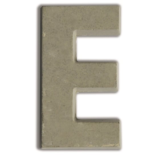 Litera E z betonu Aladine