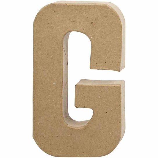 Litera "G", Papier Mache, 20,5 cm Creativ