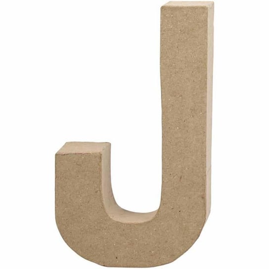 Litera "J", Papier Mache, 20,5 cm Creativ