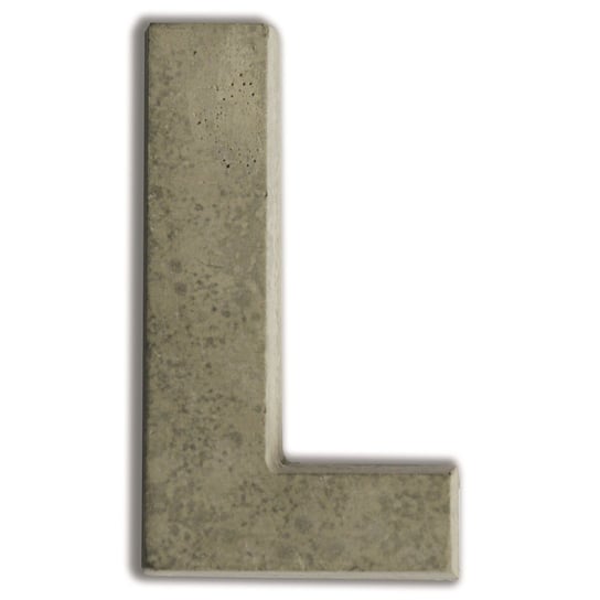 Litera L z betonu Aladine