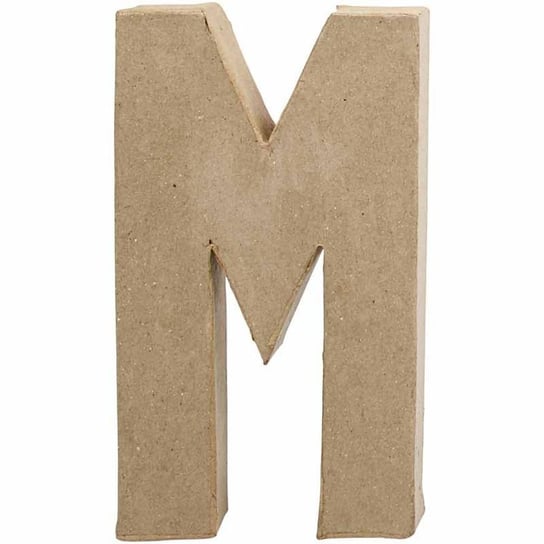 Litera "M", Papier Mache, 20,5 cm Creativ