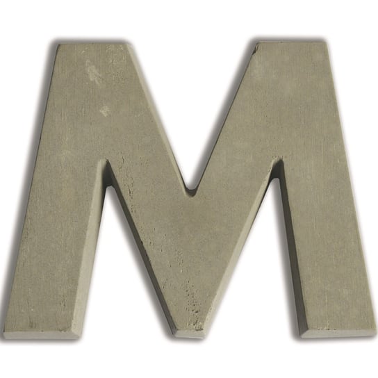 Litera M z betonu Aladine