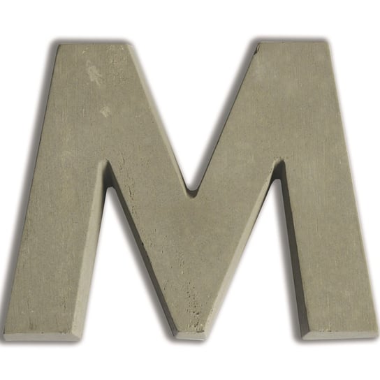 Litera M z betonu Aladine