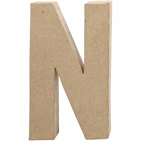 Litera "N", Papier Mache, 20,5 cm Creativ