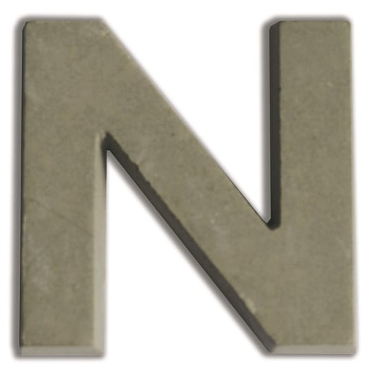 Litera N z betonu Aladine