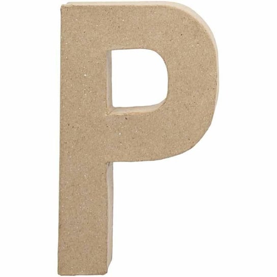 Litera "P", Papier Mache, 20,5 cm Creativ