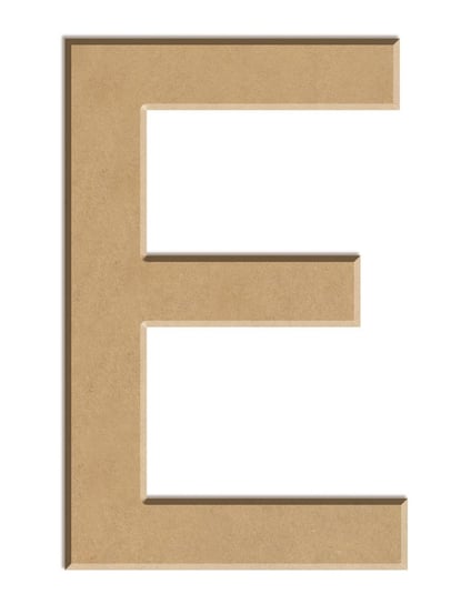 Litera płaska E z MDF H: 10 cm Aladine