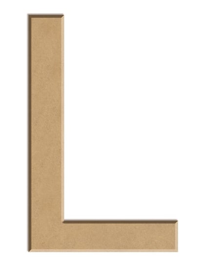 Litera płaska L z MDF H: 10 cm Aladine