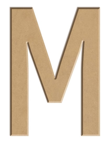 Litera płaska M z MDF H: 10 cm Aladine