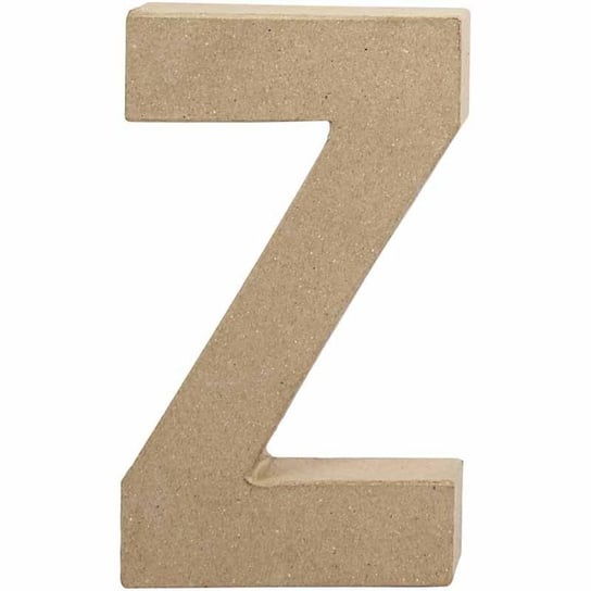 Litera "Z", Papier Mache, 20,5 cm Creativ