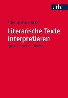 Literarische Texte interpretieren Harzer Friedmann
