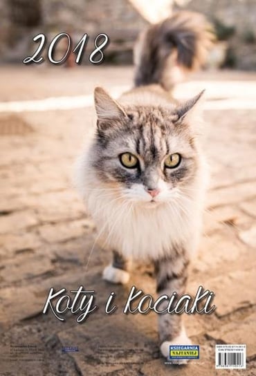 Literat, kalendarz ścienny 2018, Koty i kociaki Literat