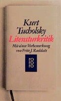 Literaturkritik Tucholsky Kurt