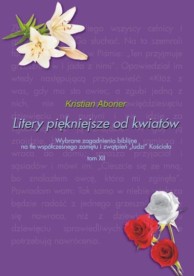 Litery piękniejsze od kwiatów Aboner Kristian