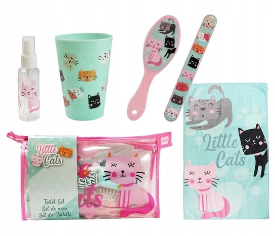 Little Cats Przybory Toaletowe Kosmetyczka Ręcznik Kids Licensing