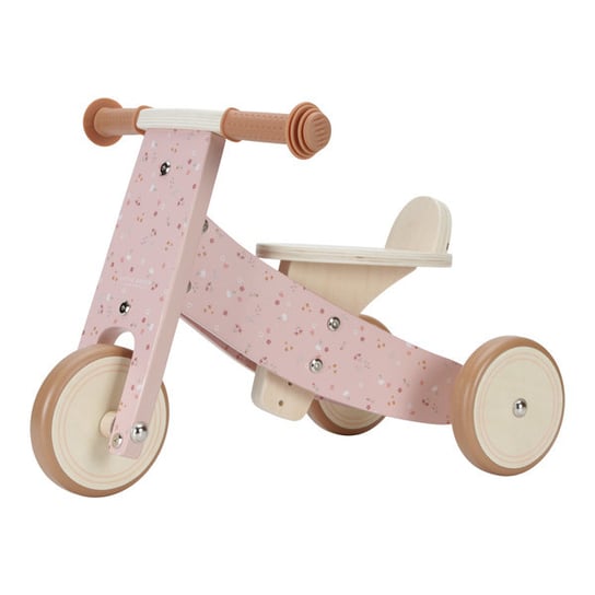 Little Dutch Drewniany rowerek trójkołowy Pink FSC Little Dutch