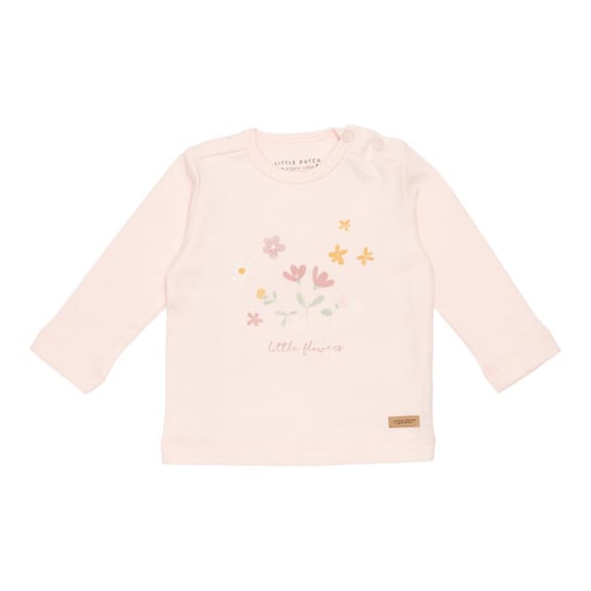 Little Dutch T-Shirt Z Długim Rękawem Little Flowers Pink 68Cm Cl21121755 Little Dutch