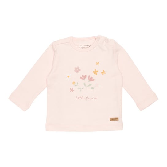 Little Dutch T-shirt z długim rękawem Little Flowers Pink 74cm CL21221755 Little Dutch
