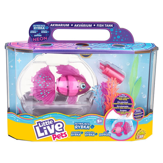 Little Live Pets, pływająca interaktywna rybka w akwarium Little Live Pets