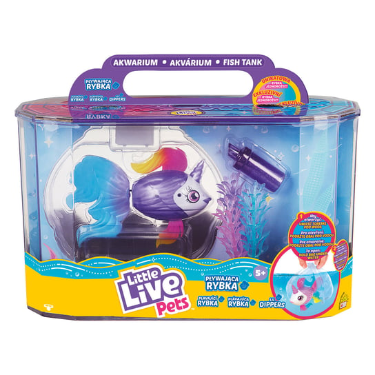 Little Live Pets, zabawka interaktywna Rybka w akwarium COBI