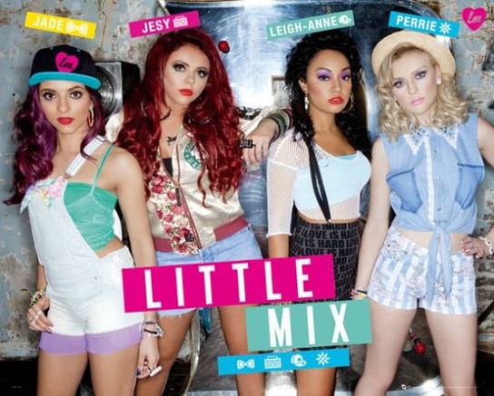 Little Mix Names - plakat 50x40 cm Little Mix