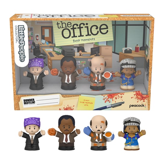 Little People Collector The Office Najlepsze momenty 4-pak figurek Zestaw kolekcjonerski Mattel